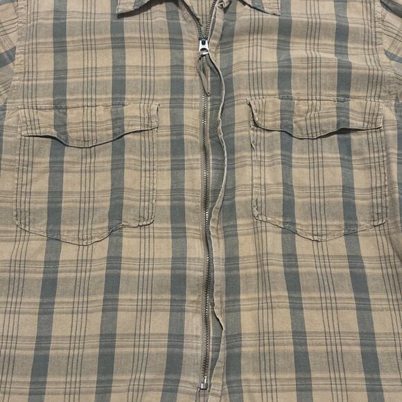 Vintage Polo Jeans Co Ralph Lauren Shirt Mens Size Medium Plaid Flannel - Picture 4 of 7